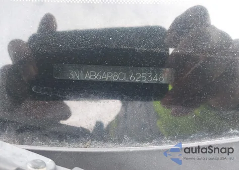 2012 Nissan Sentra 2.0 S z USA, uszkodzony, nr VIN 3N1AB6AP8CL625348